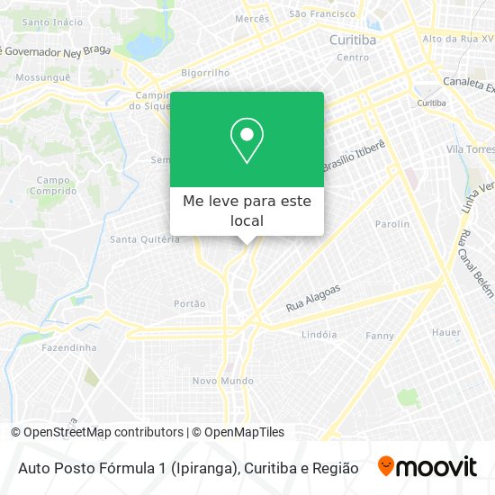 Auto Posto Fórmula 1 (Ipiranga) mapa