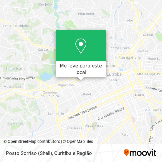 Posto Sorriso (Shell) mapa