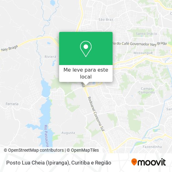 Posto Lua Cheia (Ipiranga) mapa