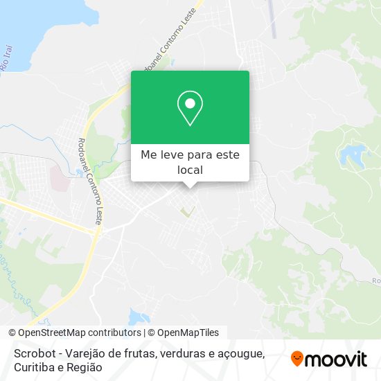 Scrobot - Varejão de frutas, verduras e açougue mapa