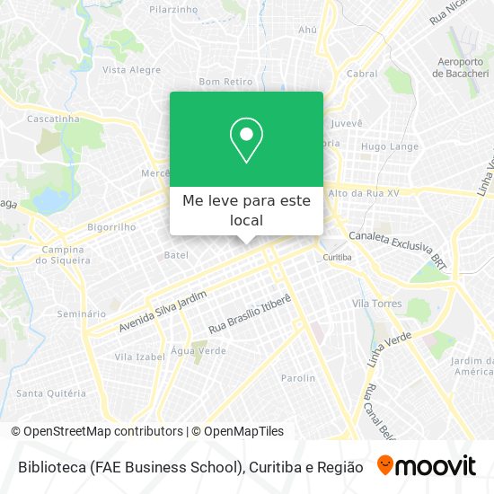 Biblioteca (FAE Business School) mapa