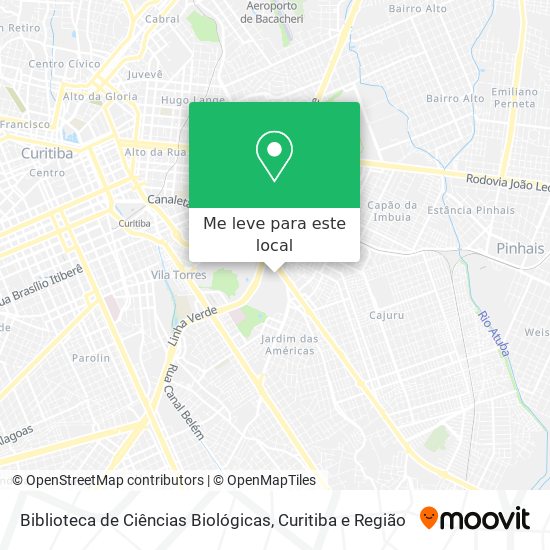 Biblioteca de Ciências Biológicas mapa