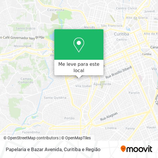 Papelaria e Bazar Avenida mapa