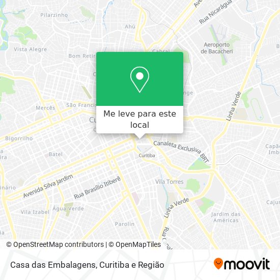 Casa das Embalagens mapa