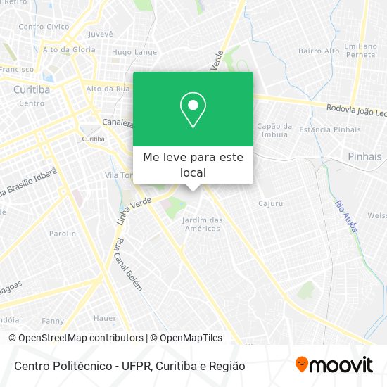 Centro Politécnico - UFPR mapa