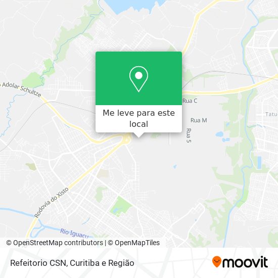 Refeitorio CSN mapa