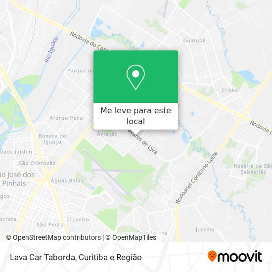 Lava Car Taborda mapa