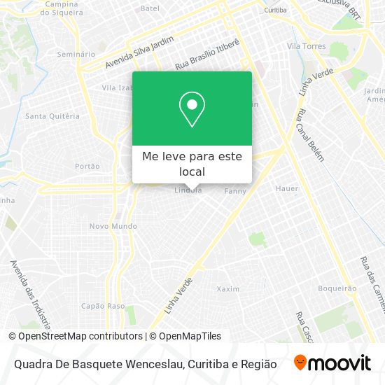 Quadra De Basquete Wenceslau mapa