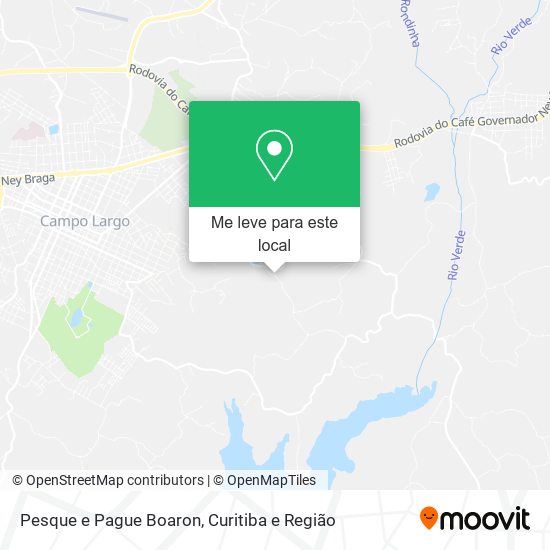 Pesque e Pague Boaron mapa