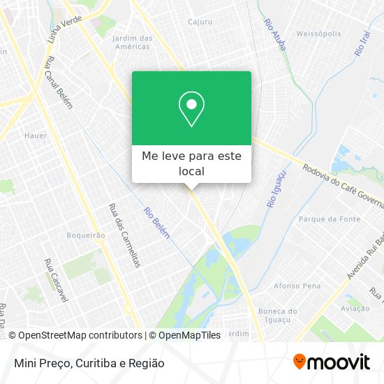 Mini Preço mapa