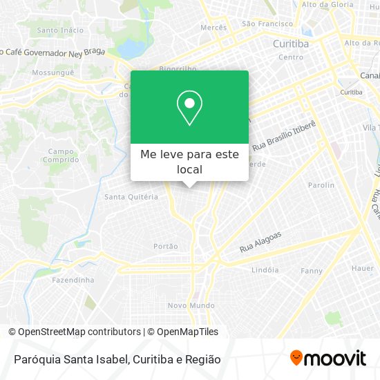 Paróquia Santa Isabel mapa
