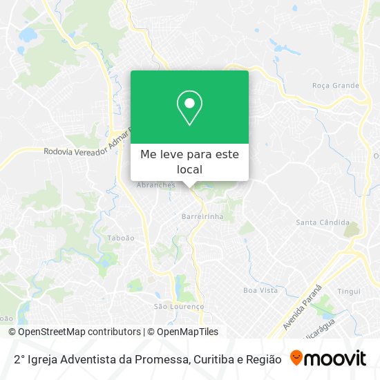 2° Igreja Adventista da Promessa mapa