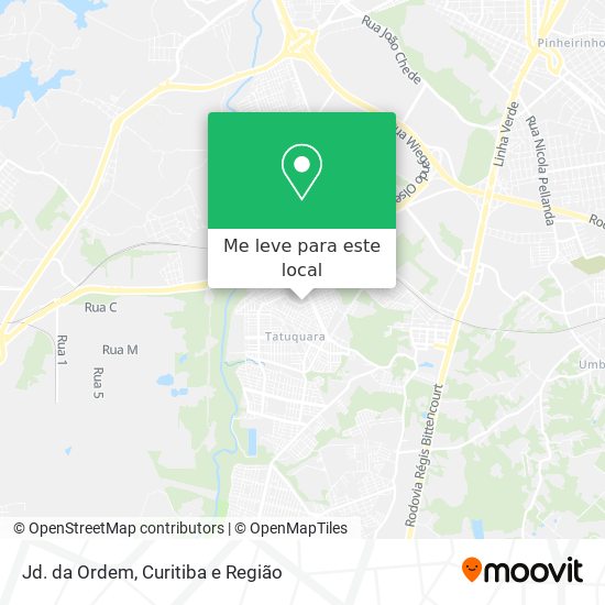 Jd. da Ordem mapa