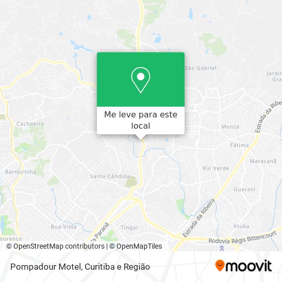 Pompadour Motel mapa