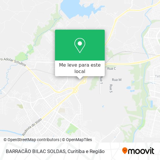BARRACÃO BILAC SOLDAS mapa