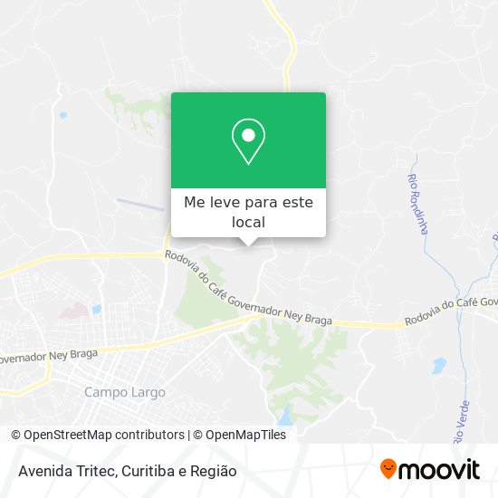 Avenida Tritec mapa