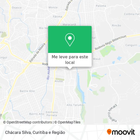 Chácara Silva mapa