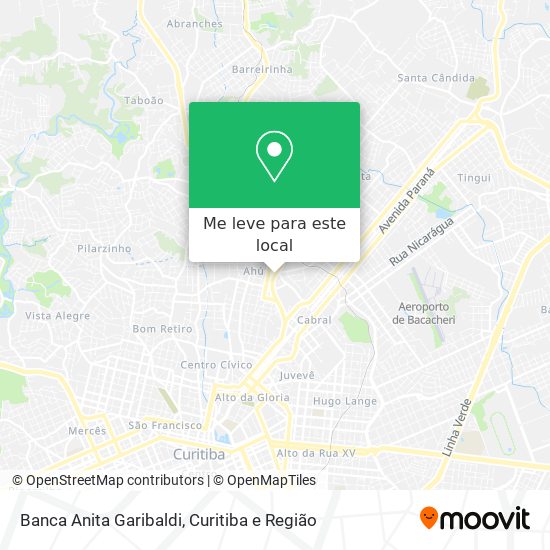 Banca Anita Garibaldi mapa