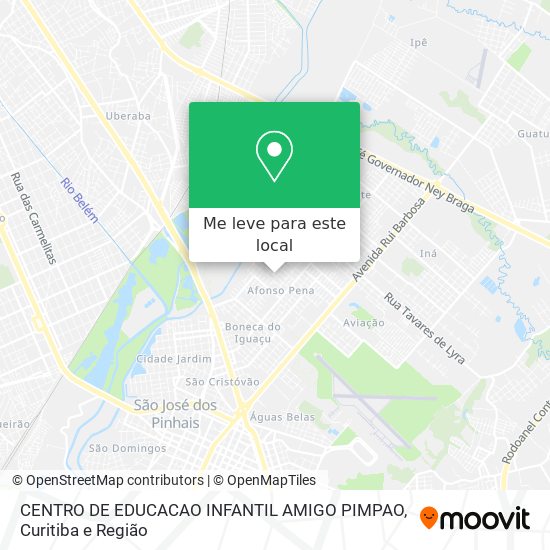 CENTRO DE EDUCACAO INFANTIL AMIGO PIMPAO mapa
