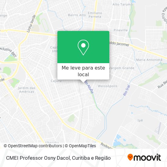 CMEI Professor Osny Dacol mapa