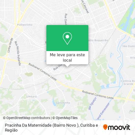 Pracinha Da Maternidade (Bairro Novo ) mapa