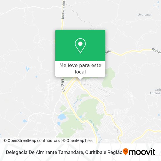 Delegacia De Almirante Tamandare mapa