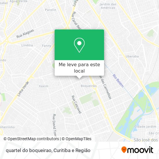 quartel do boqueirao mapa