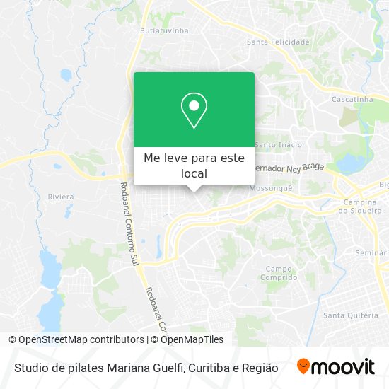 Studio de pilates Mariana Guelfi mapa