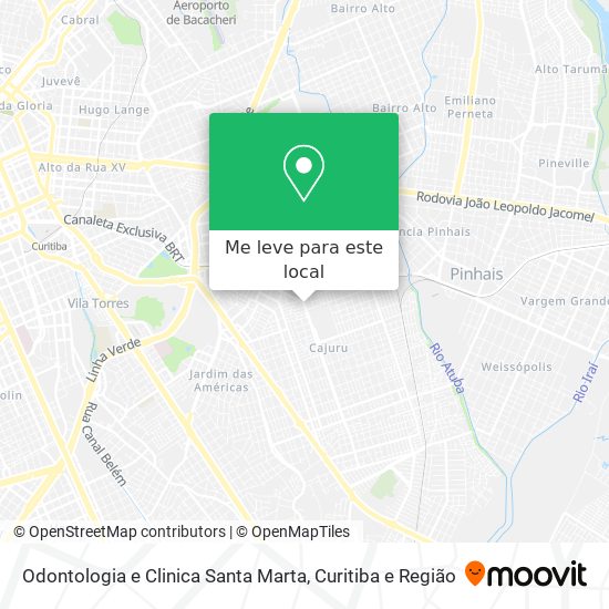 Odontologia e Clinica Santa Marta mapa