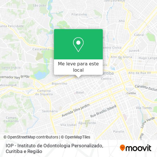 IOP - Instituto de Odontologia Personalizado mapa
