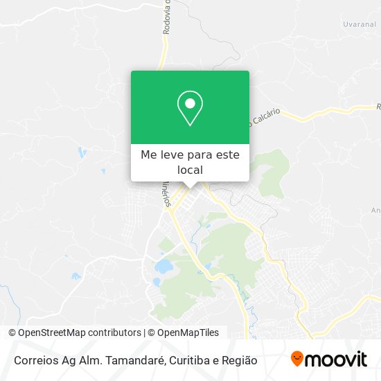 Correios Ag Alm. Tamandaré mapa