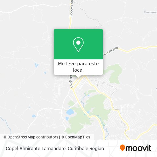 Copel Almirante Tamandaré mapa