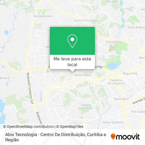 Abix Tecnologia - Centro De Distribuição mapa