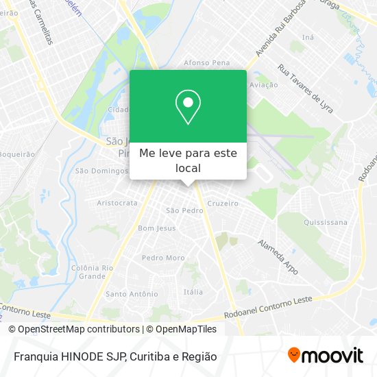 Franquia HINODE SJP mapa