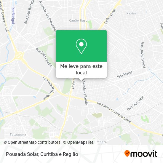 Pousada Solar mapa
