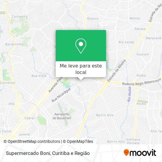 Supermercado Boni mapa