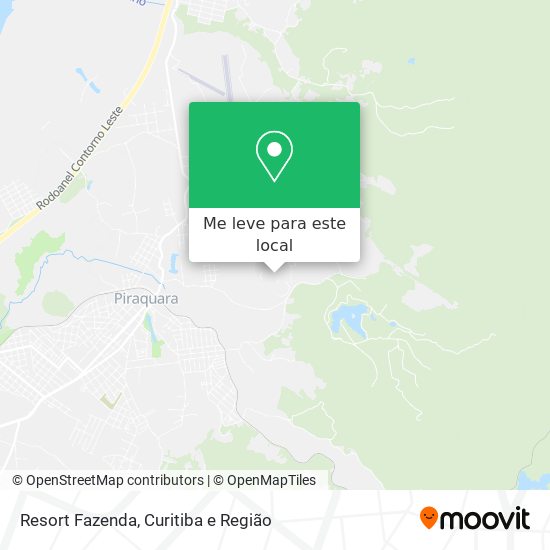 Resort Fazenda mapa