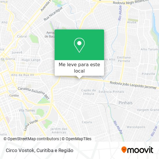 Circo Vostok mapa