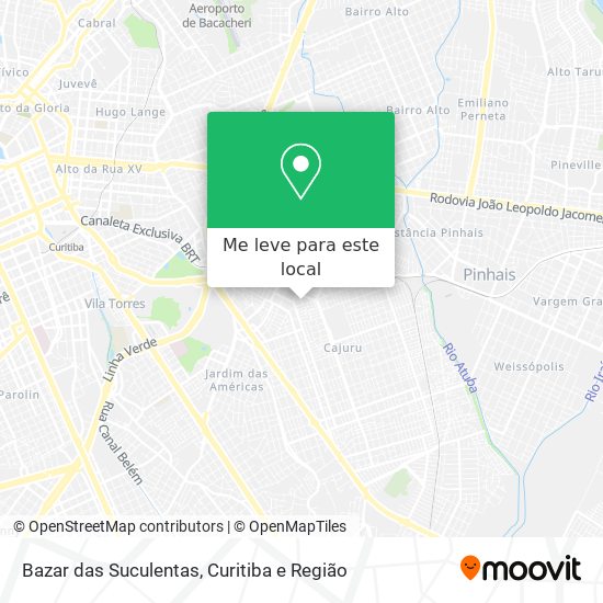 Bazar das Suculentas mapa