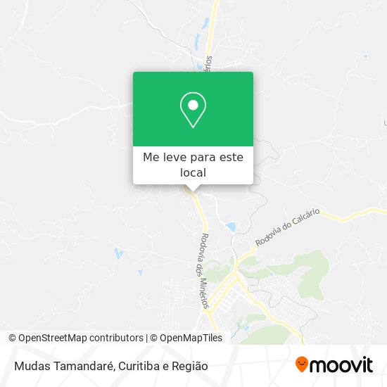 Mudas Tamandaré mapa