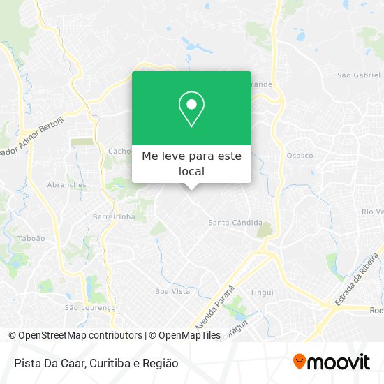 Pista Da Caar mapa