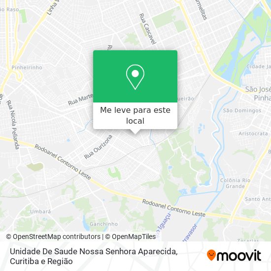 Unidade De Saude Nossa Senhora Aparecida mapa