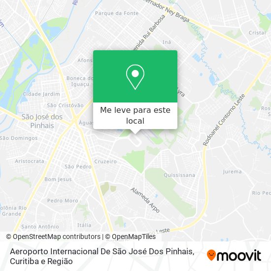 Aeroporto Internacional De São José Dos Pinhais mapa