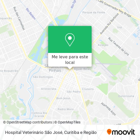 Hospital Veterinário São José mapa