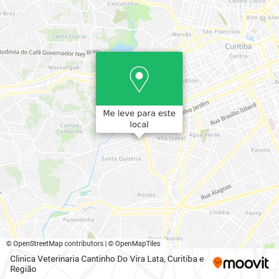 Clinica Veterinaria Cantinho Do Vira Lata mapa