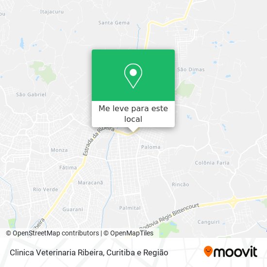 Clinica Veterinaria Ribeira mapa