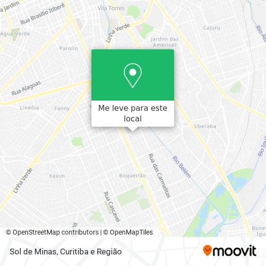 Sol de Minas mapa