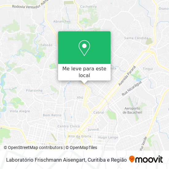 Laboratório Frischmann Aisengart mapa