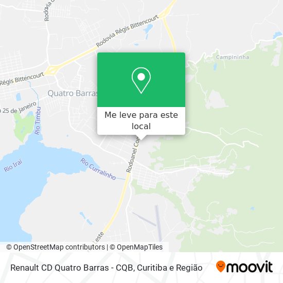 Renault CD Quatro Barras - CQB mapa