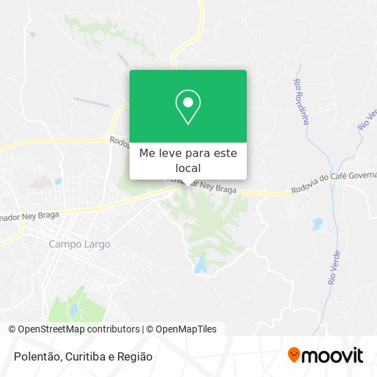Polentão mapa